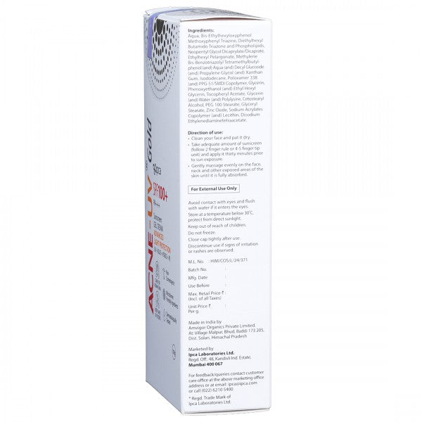 Acne-UV Gold SPF100+ PA+++ Sunscreen Gel Cream, 100gm