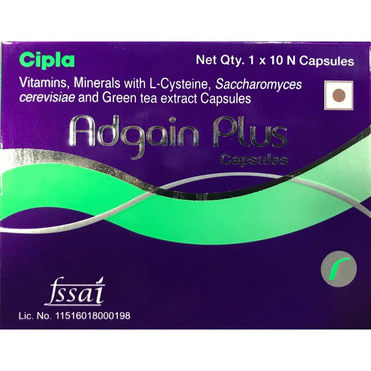 Adgain Plus, 10 Capsules