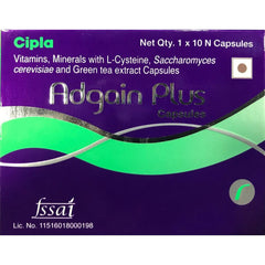 Adgain Plus, 10 Capsules