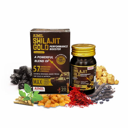 Aimil Shilajit Gold Capsule, 20s