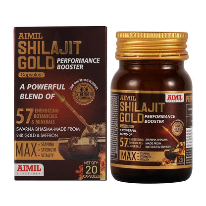 Aimil Shilajit Gold Capsule, 20s