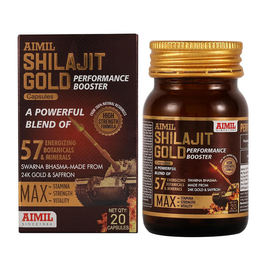 Aimil Shilajit Gold Capsule, 20s