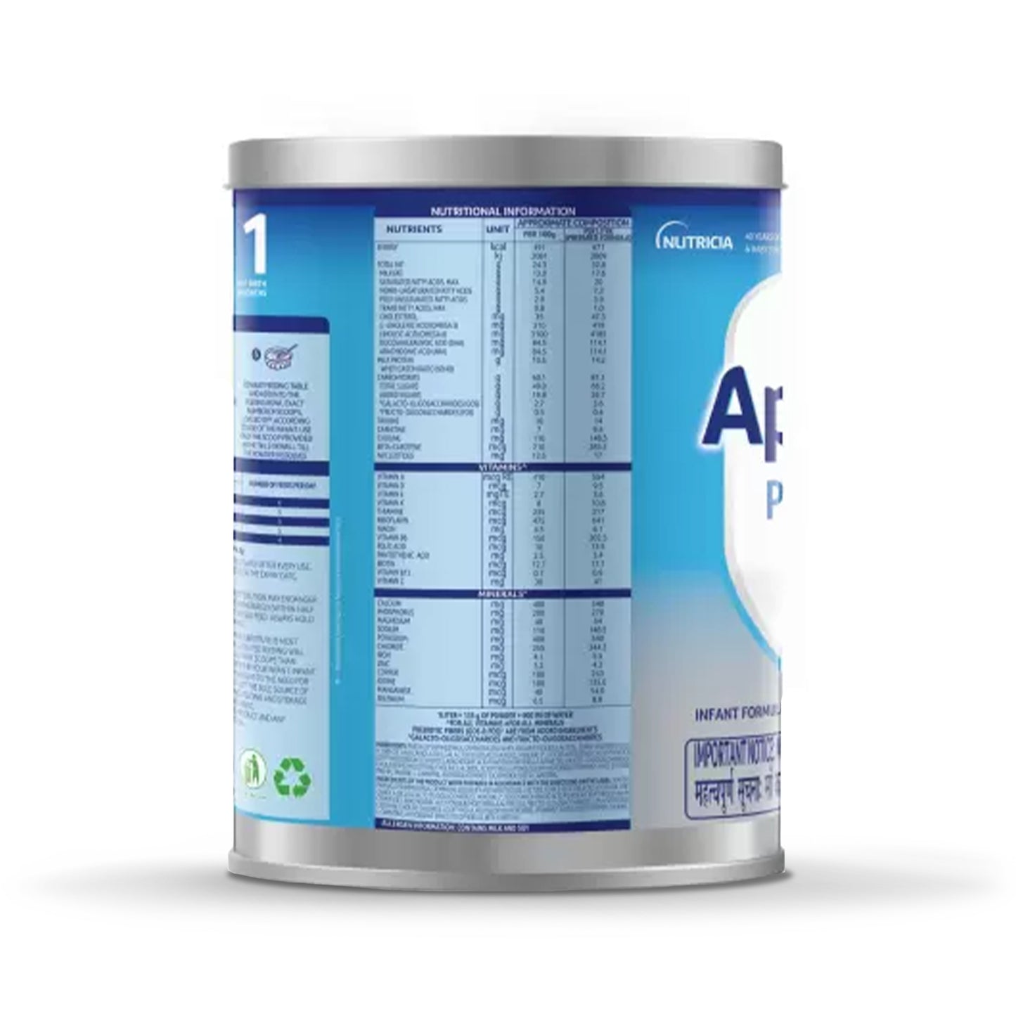 Aptamil Premium 1 Infant Formula From Birth to 6 Months - Tin, 400gm