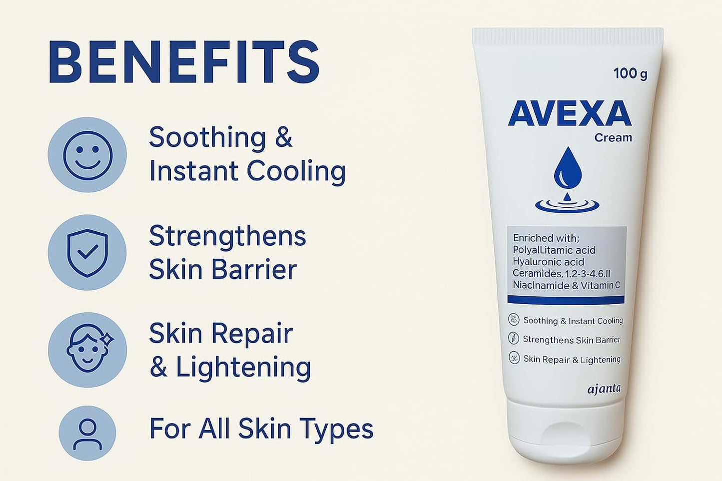 AVEXA Cream, 100gm