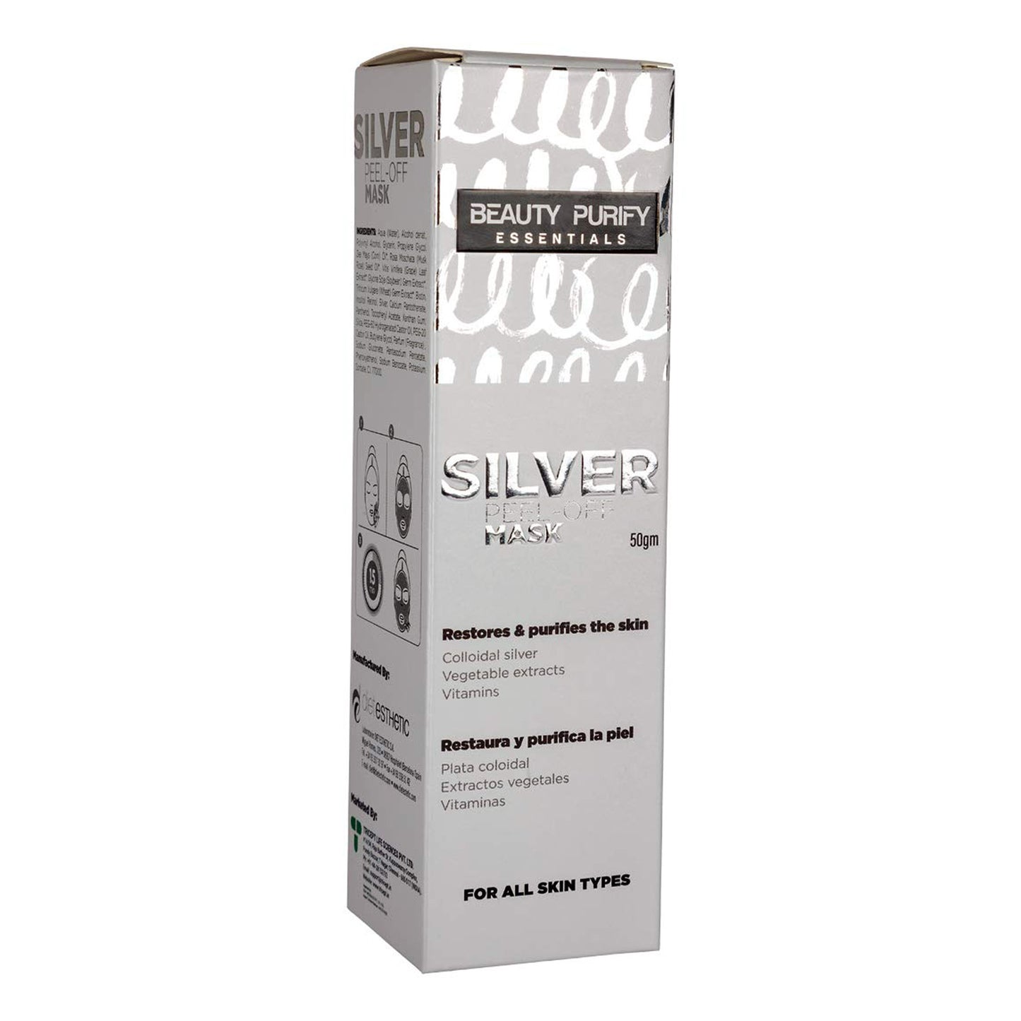 Beauty Purify Essentials Silver Peel-off Mask, 50gm