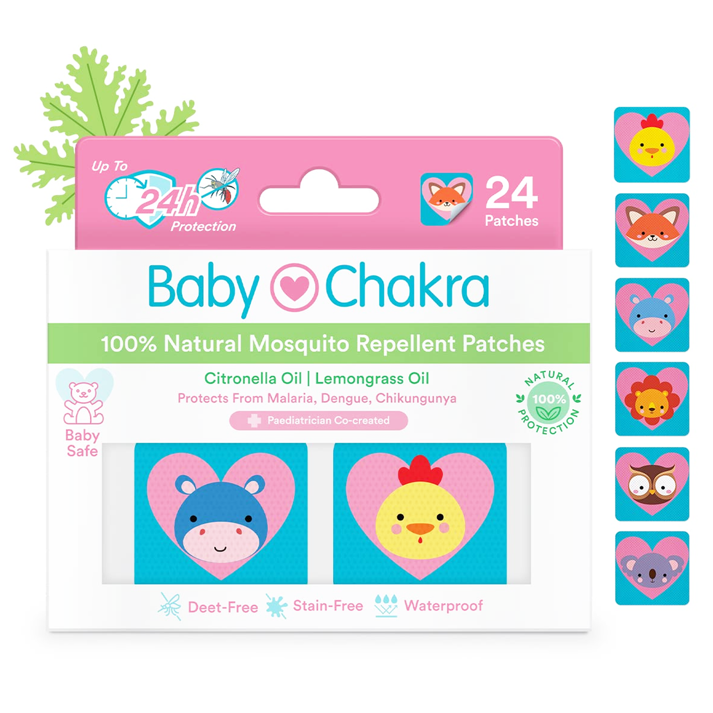Baby Chakra Natural Mosquito Patches