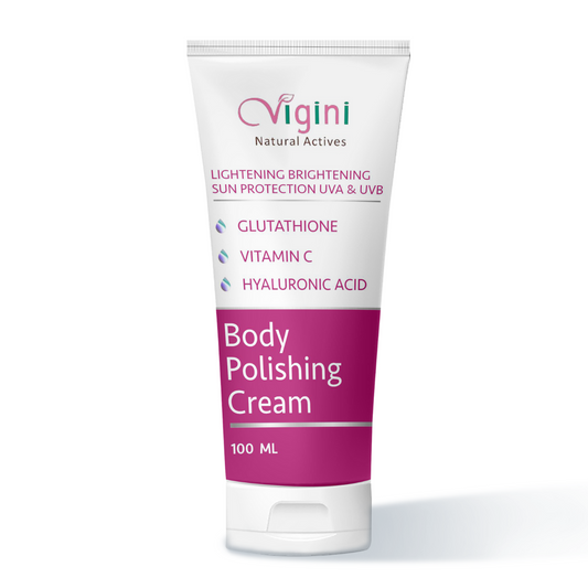 Vigini Lightening Brightening Sun Protection UVA&UVB Body Polishing Cream, 100ml