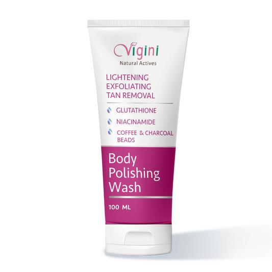 Vigini Lightening Exfoliating Tan Removal Body Polishing Wash, 100ml