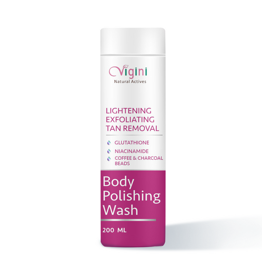 Vigini Lightening Exfoliating Tan Removal Body Polishing Wash, 200ml