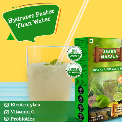 ElectroFizz Instant Hydration Energy Drink Powder Jeera Masala Flavour, 1Kg