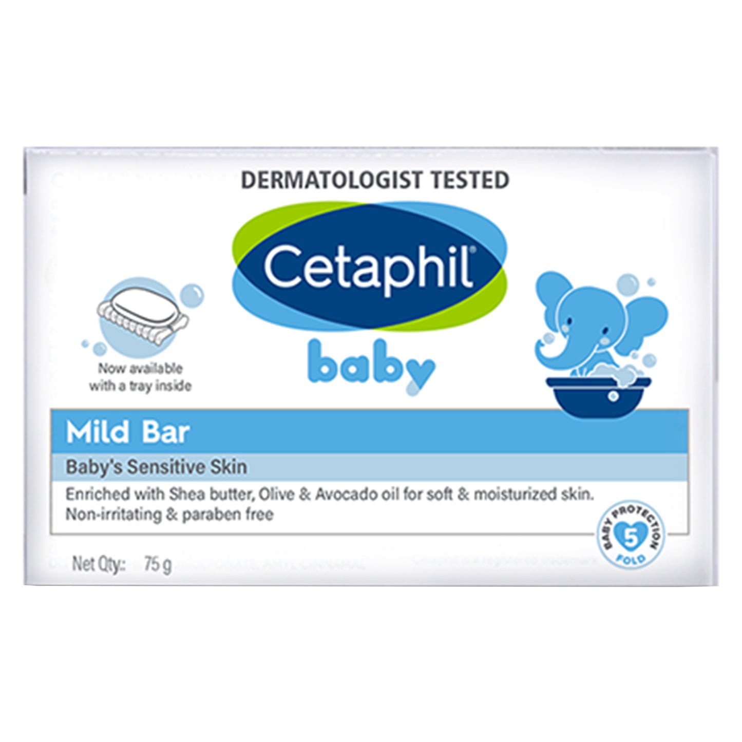 Cetaphil Baby Mild Bar, 75gm