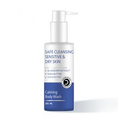 Dermistry Safe Cleansing Sensitive & Dry Skin Calming Body Wash, 200ml