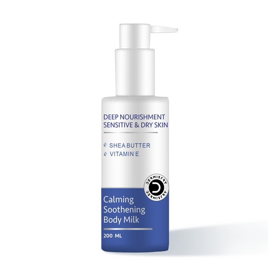 Dermistry Deep Nourishment Sensitive & Dry Skin Calming Soothening Body Milk, 200ml