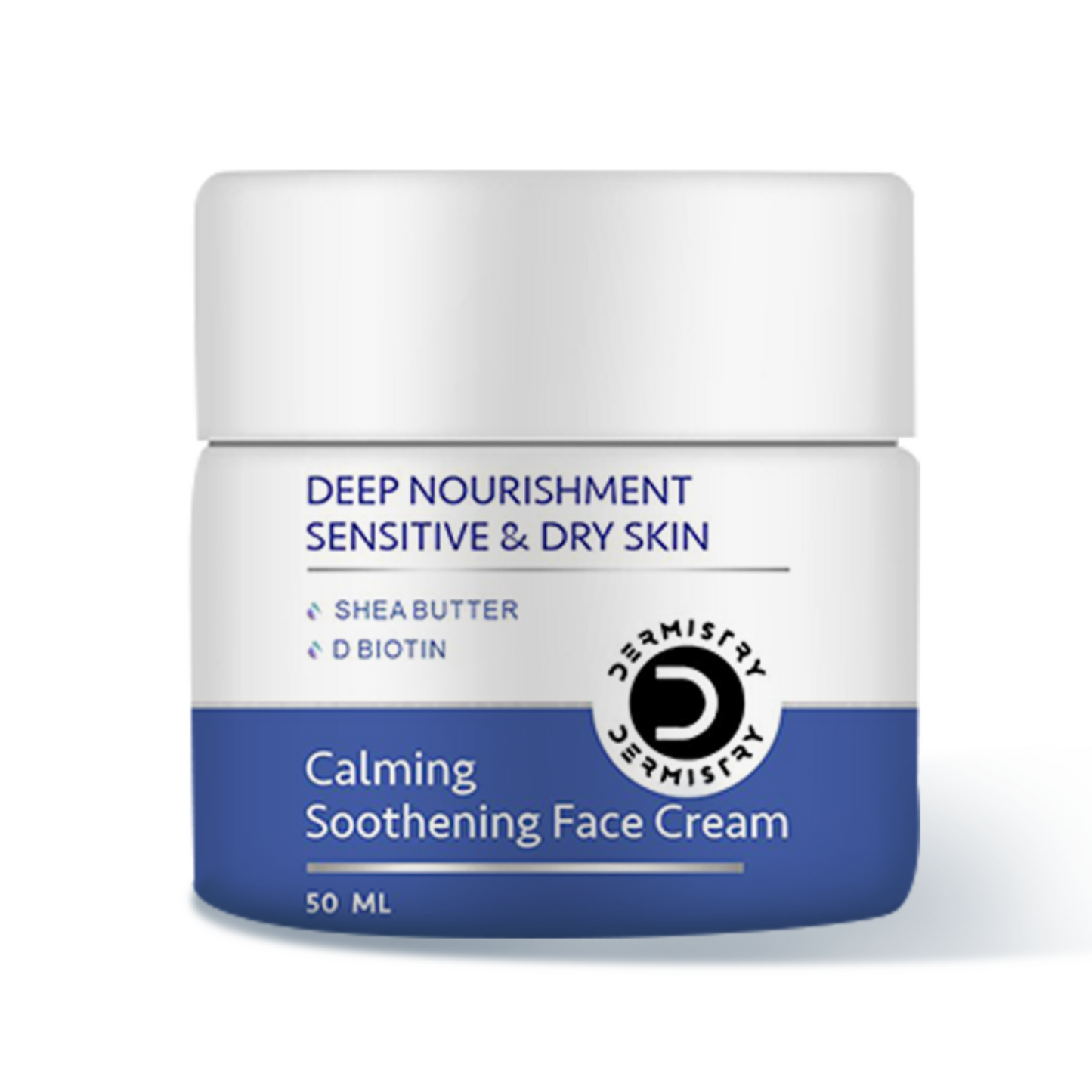 Dermistry Deep Nourishment Sensitive & Dry Skin Calming Soothening Face Cream, 50ml