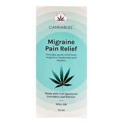 India Hemp Organics Cannabliss Migraine Pain Relief, 10ml