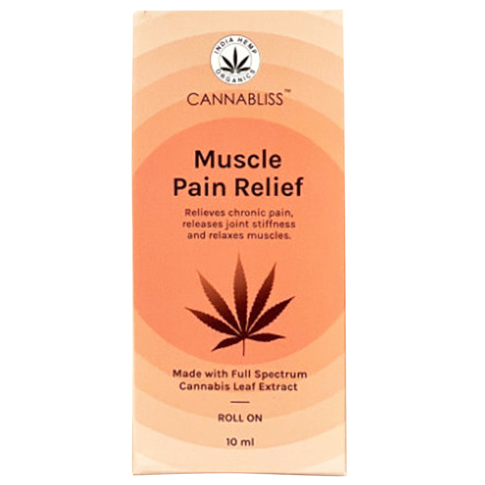 India Hemp Organics Cannabliss Muscle Relief, 10ml