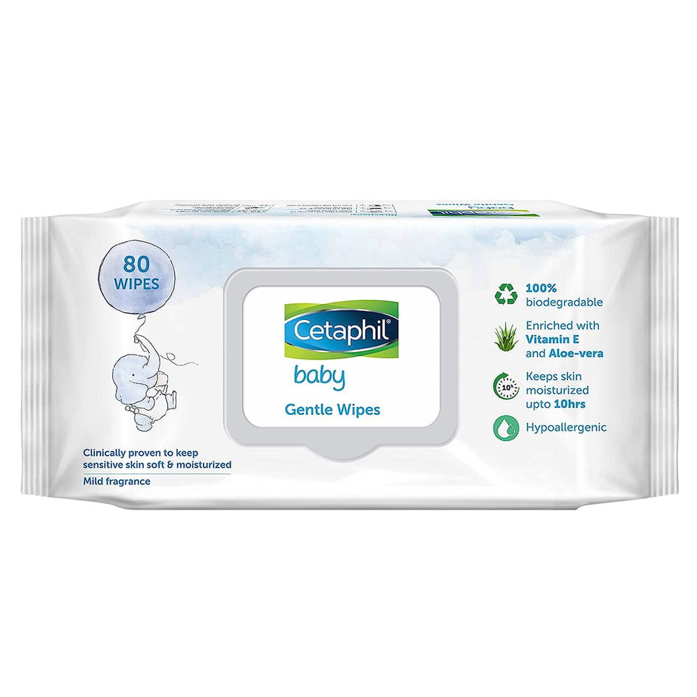 Cetaphil Baby Gentle Wipes, 80s