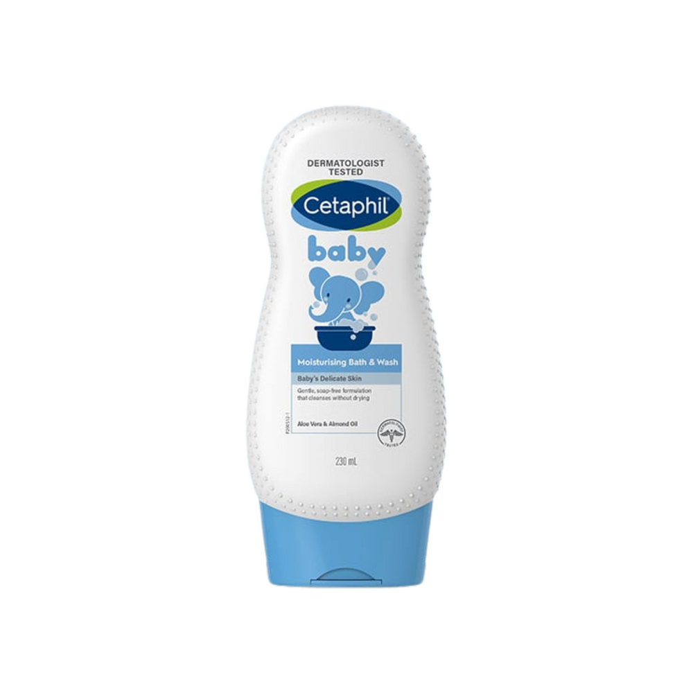 Mandian &amp; Cuci Pelembap Bayi Cetaphil, 230ml