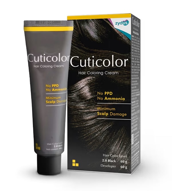 Cuticolor Hair Colour Black, 120gm