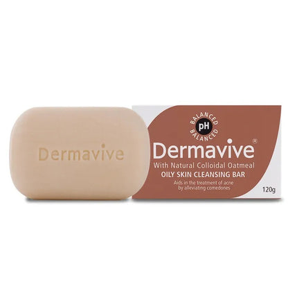 Dermavive Oily Skin Cleansing Bar, 120gm