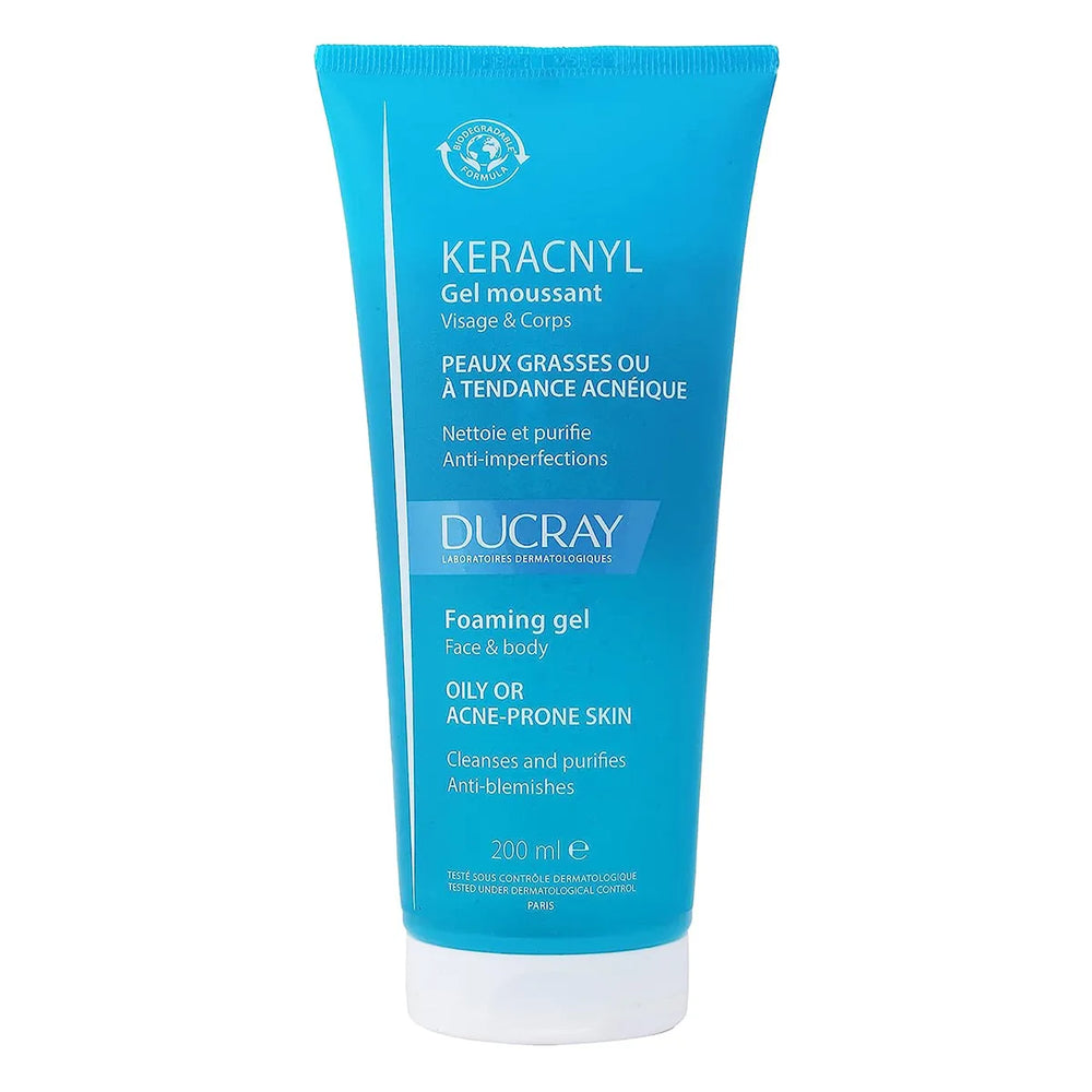 Ducray Keracnyl Foaming Gel, 200ml