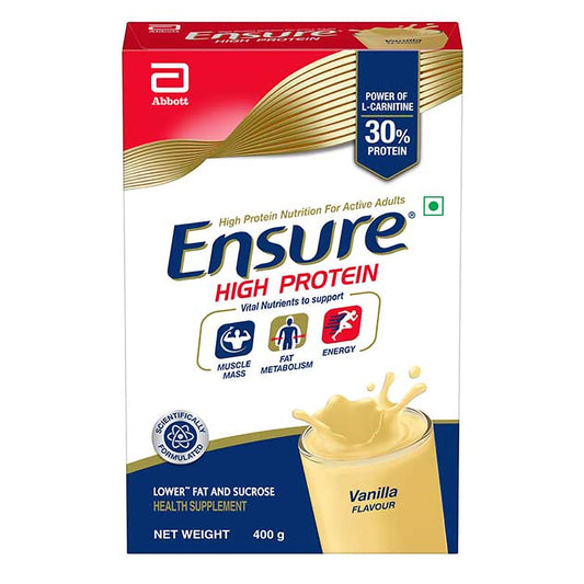 Ensure High Protein Vanilla Flavour Refill, 400gm