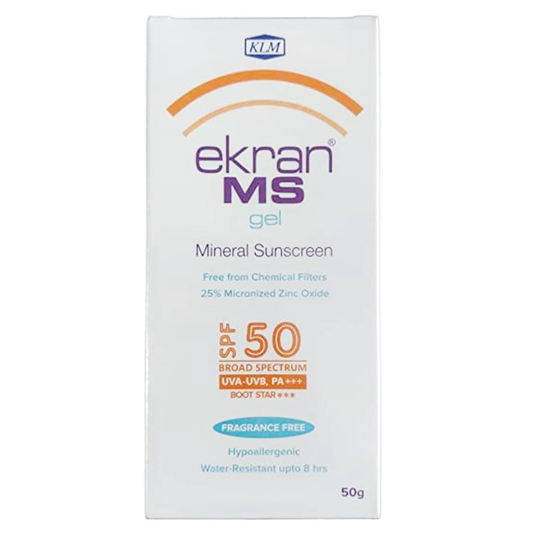 Ekran MS Mineral Sunscreen Gel SPF 50, 50gm