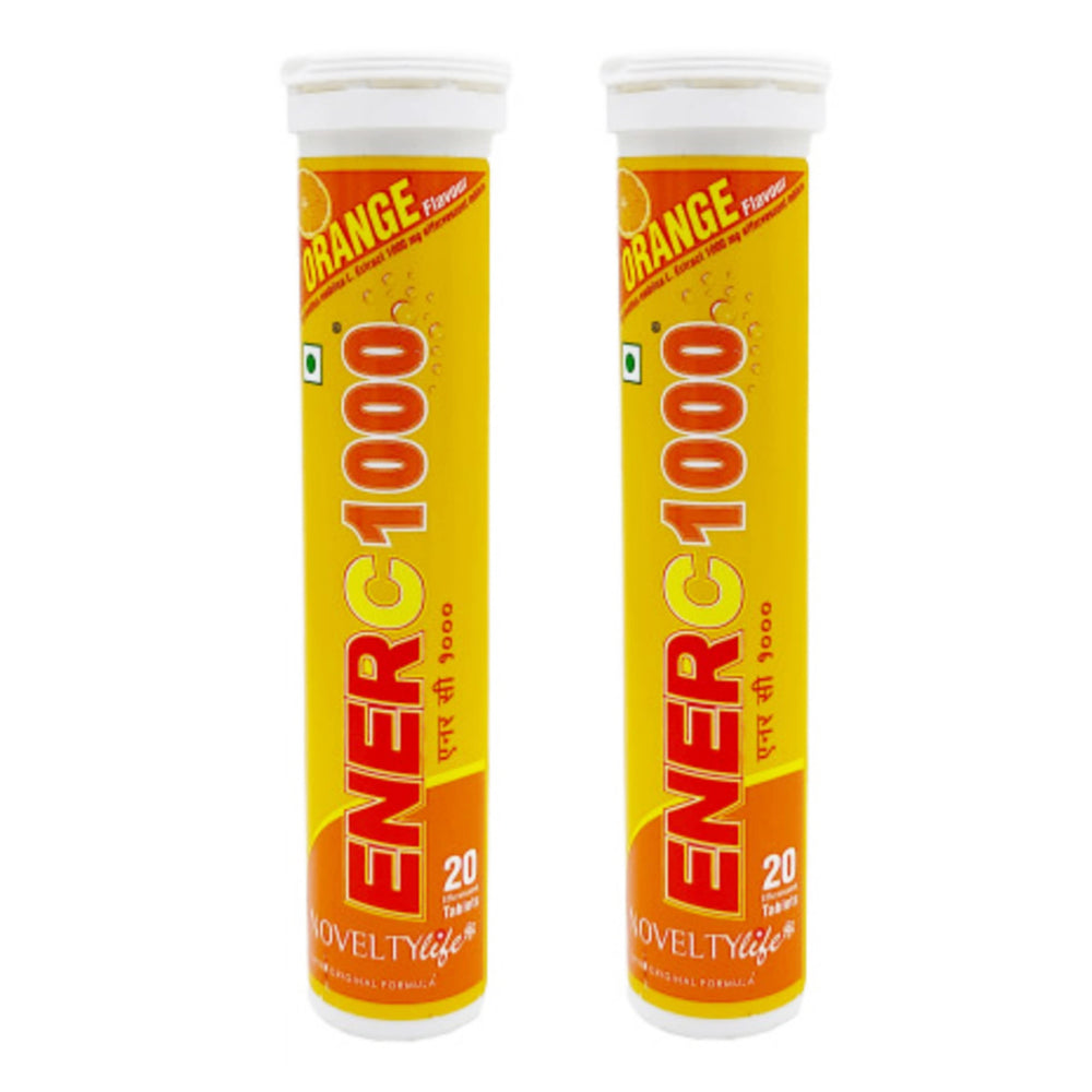 Ener C 1000, 20 Tablets (Pack Of 2)