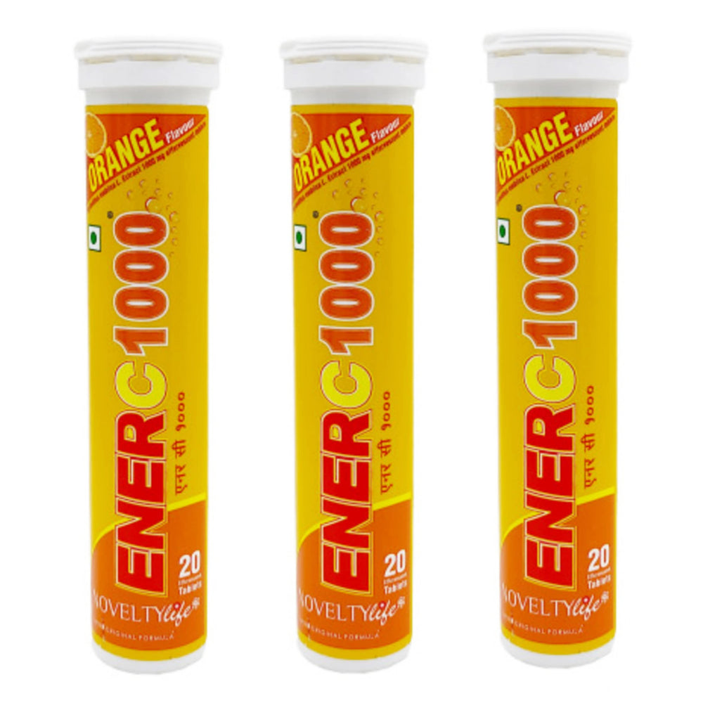 Ener C 1000, 20 Tablets (Pack Of 3)