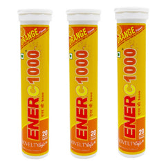 Ener C 1000, 20 Tablets (Pack Of 3)