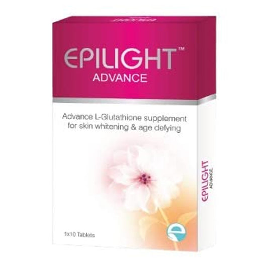 EPILIGHT Advance L-谷胱甘肽含维生素 C，30 片