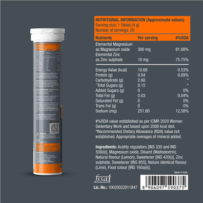 Fast&Up NAC - Acetylcysteine Effervescent (Strawberry), 20 Tablets