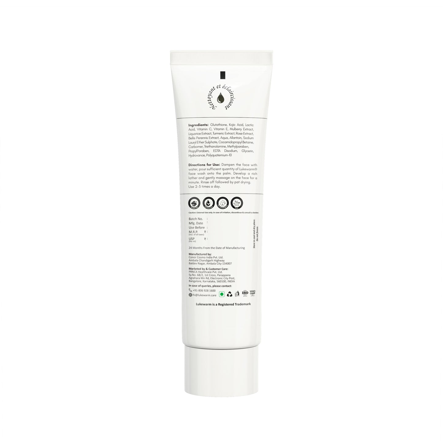 Lukewarm Face Wash 20ml Mini - FREE