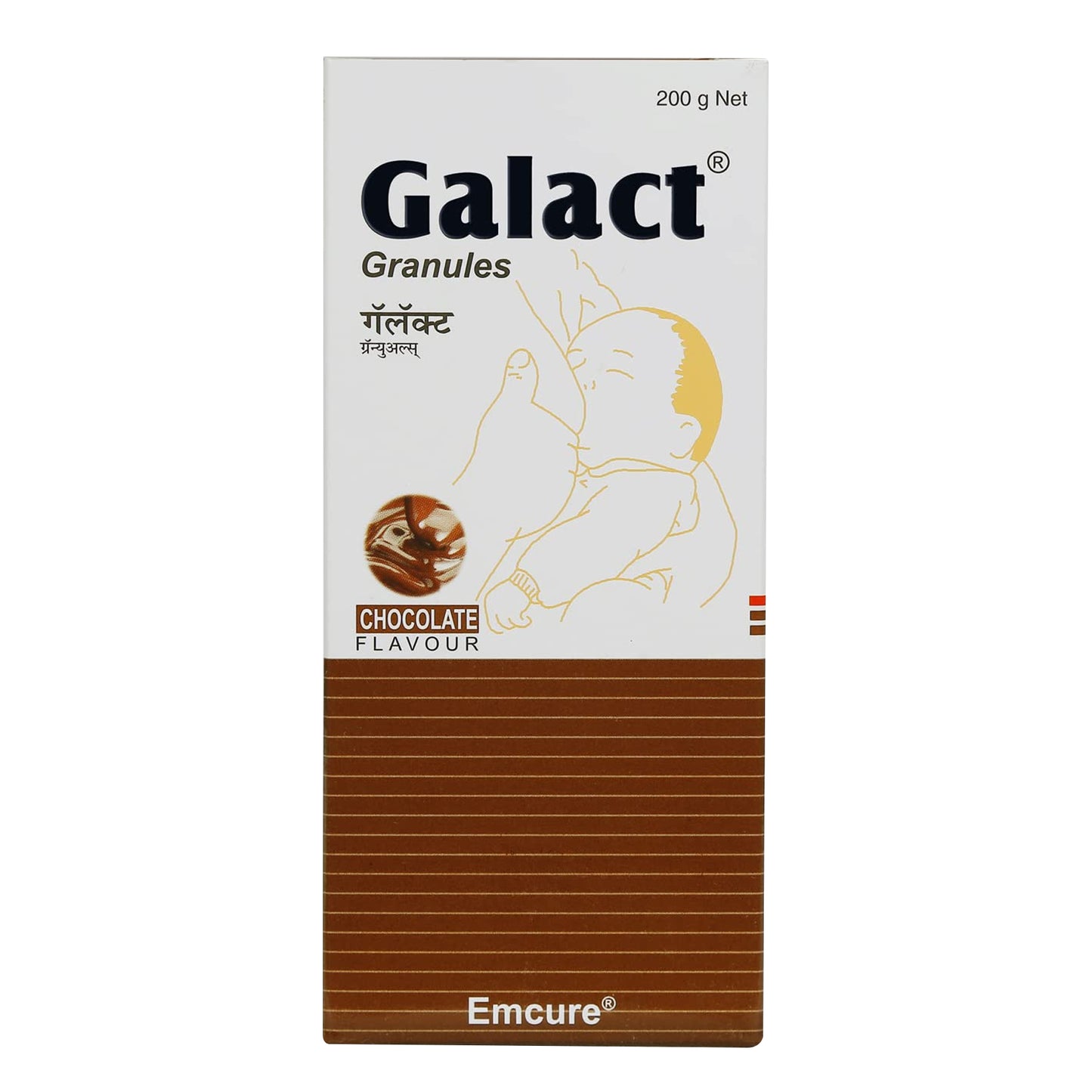 Galact 颗粒巧克力，200gm