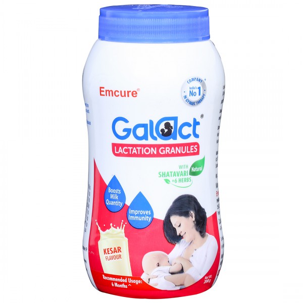 Galact Lactation Granules Kesar Flavour, 400gm