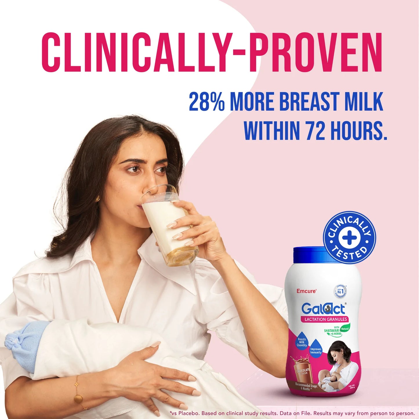 Galact Lactation Granules Chocolate Flavour, 400gm