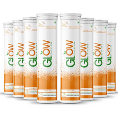 GlowGlutathione Orange Effervescent, 120 Tablets