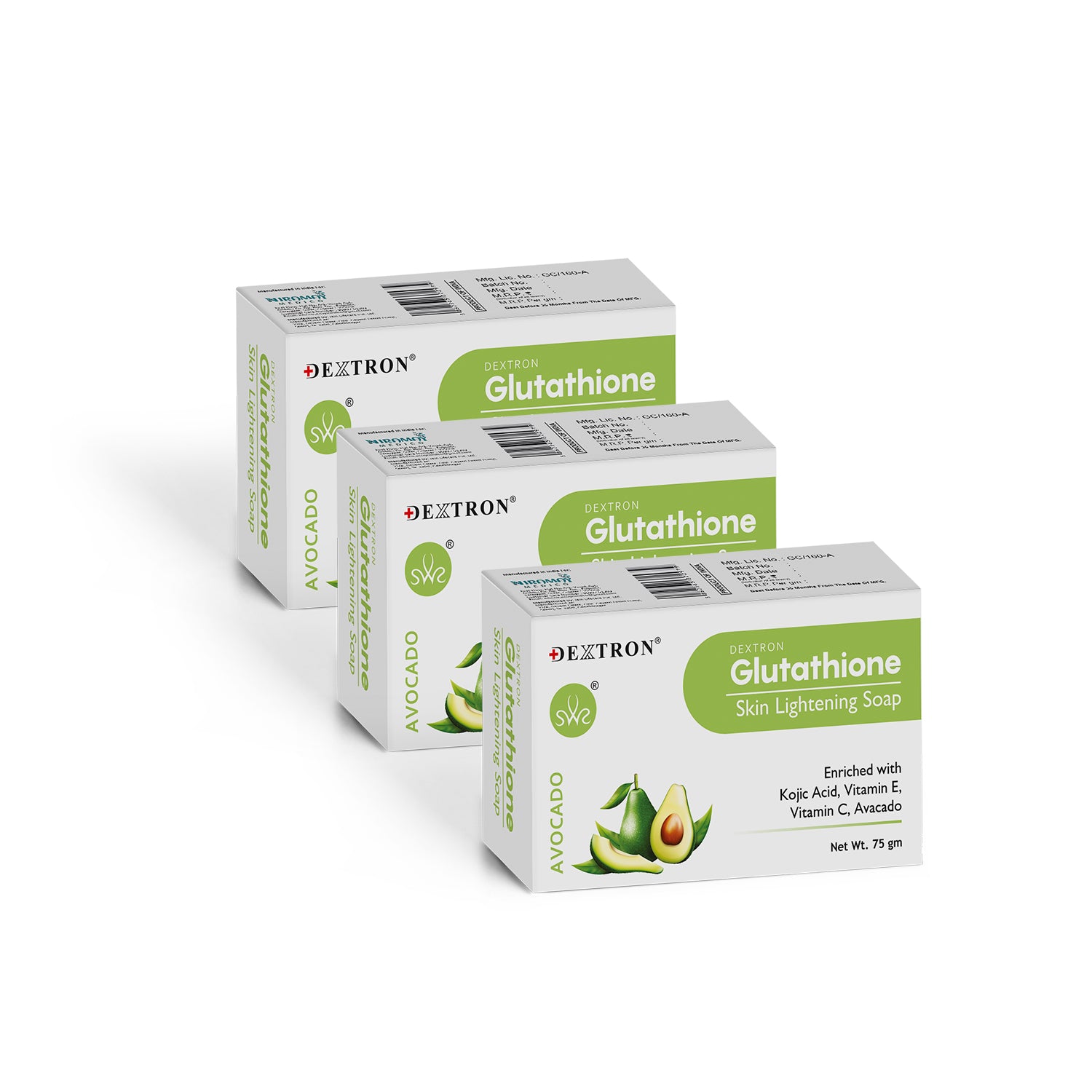 glutathione avocado Dextron Glutathione Soap