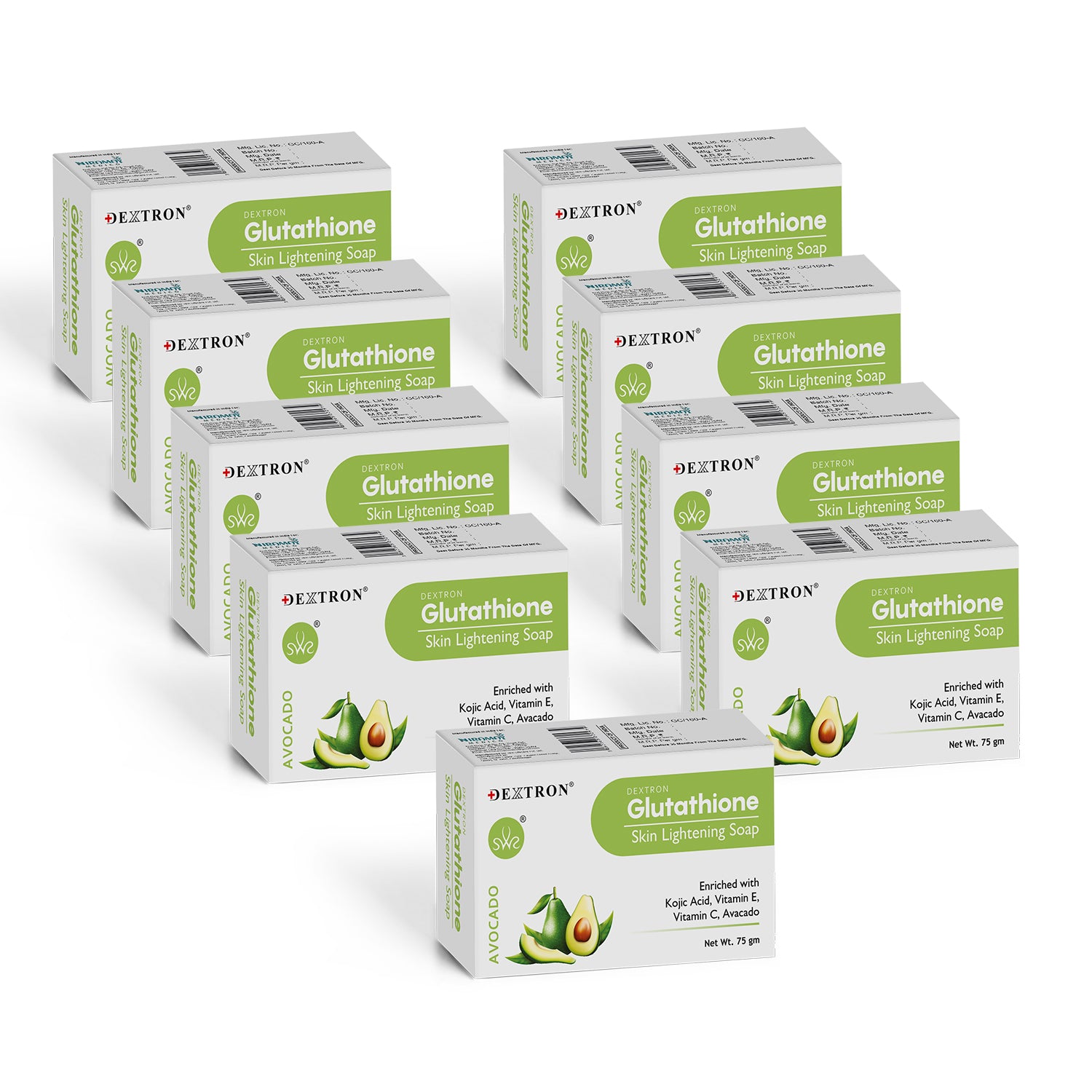 glutathione avocado Dextron Glutathione Soap