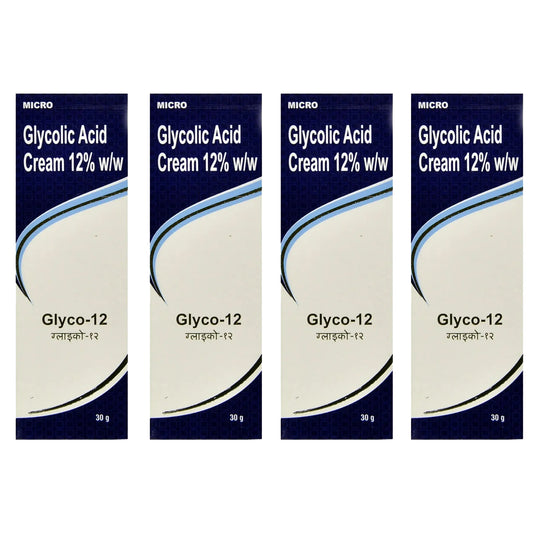 Glyco-12 Glycolic Acid Cream, 30gm (Pack Of 4)