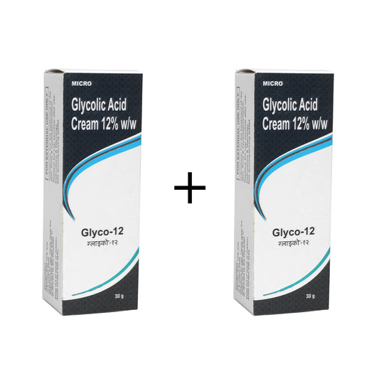 Glyco-12 乙醇酸霜，30 克（2 件装）