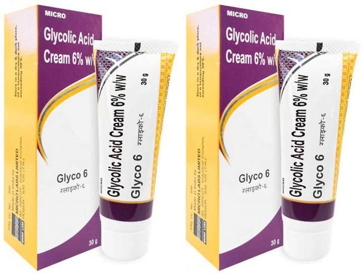 Glyco-6 Glycolic Acid Cream, 30gm (Pack Of 2)