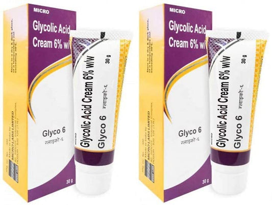 Glyco-6 Glycolic Acid Cream, 30gm (Pack Of 2)