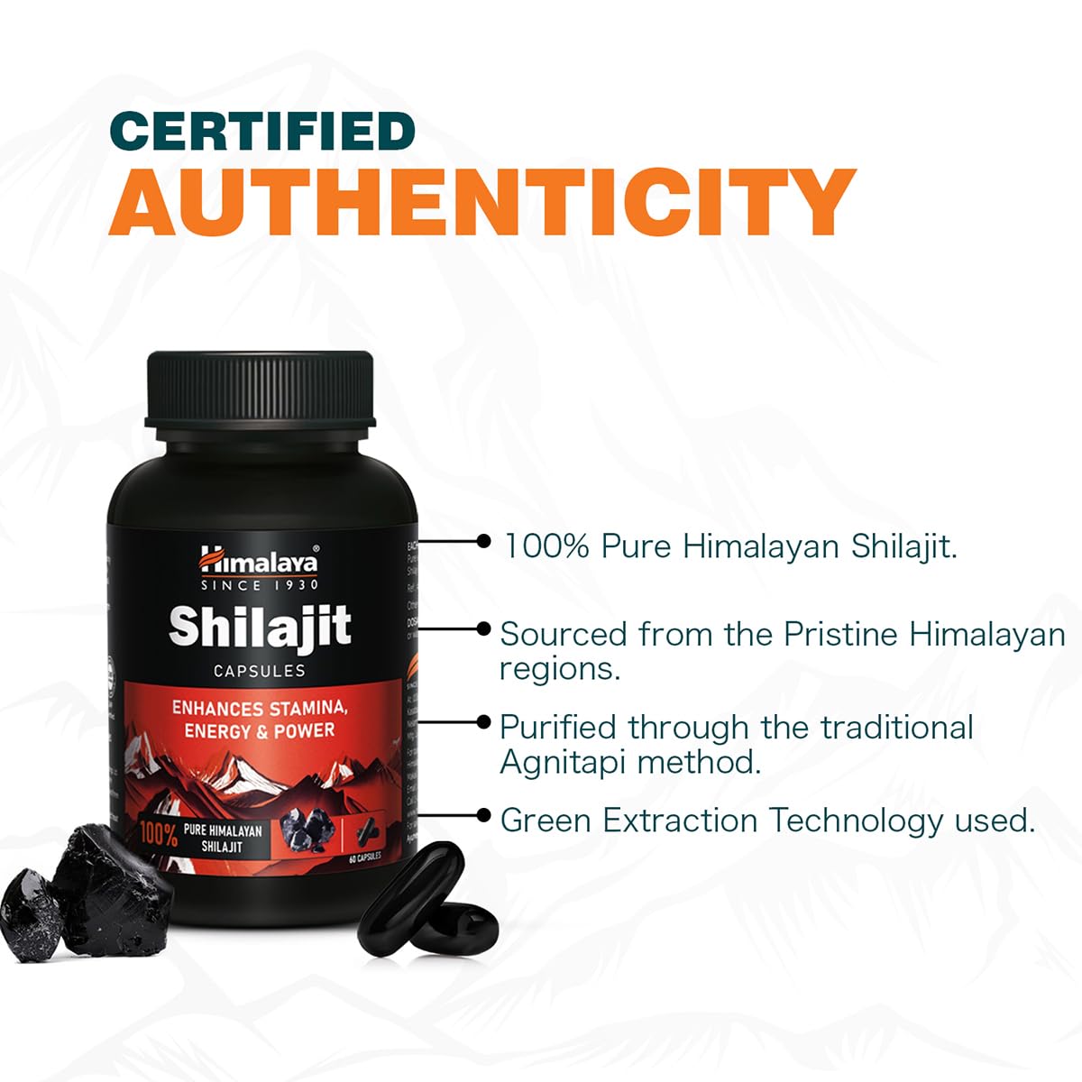 Himalaya Shilajit Capsules, 60s