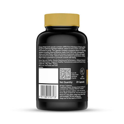 Himalaya Shilajit Gold Capsules, 20s