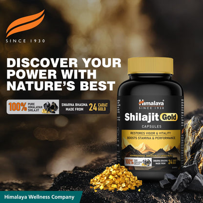 Himalaya Shilajit Gold Capsules, 20s