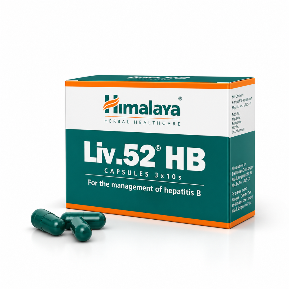 Himalaya Herbals Liv 52 HB, 30 Capsules