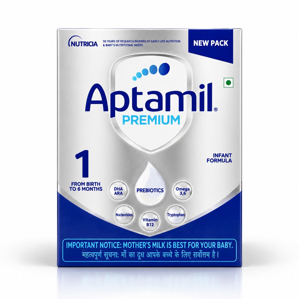 Aptamil Premium 1 Infant Formula From Birth to 6 Months - Refill, 400gm