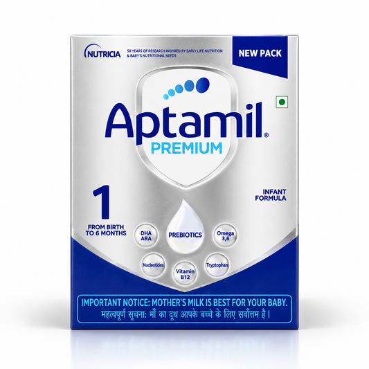 Aptamil Premium 1 Infant Formula From Birth to 6 Months - Refill, 400gm
