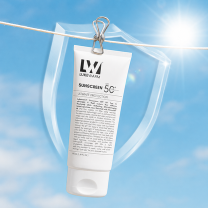Lukewarm Face Wash & Sunscreen : Secure your Glutathione Glow with Advanced Hybrid Sunscreen SPF 50+ PA++++